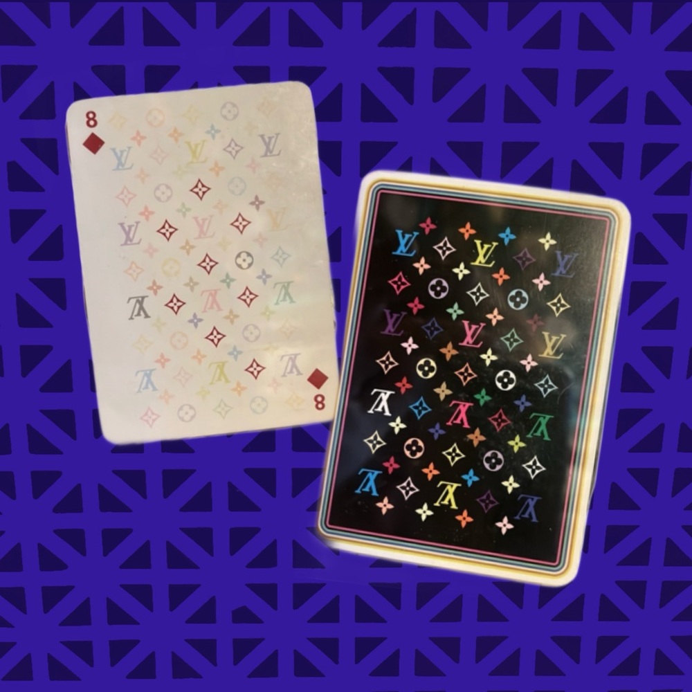 Authentic Louis Vuitton Takashi Murakami Playing Card